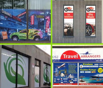 Perforated Window Graphics